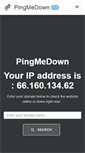 Mobile Screenshot of pingmedown.com